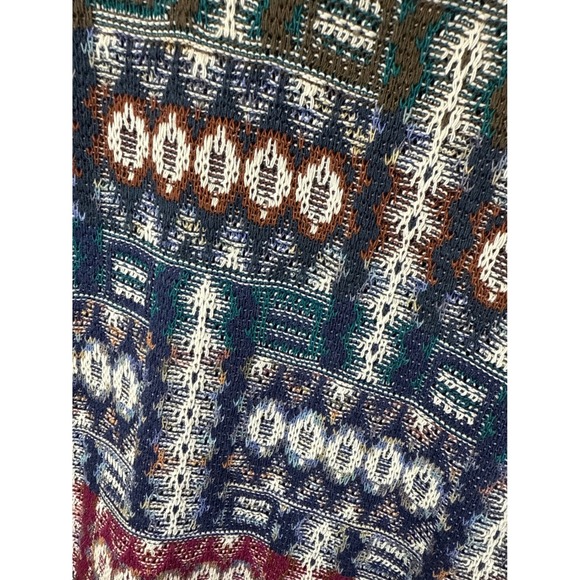 Vintage CT Design Nordic Knit Sweater Mens Size L‎ Abstract Multicolor Dad Cosby - Picture 10 of 11